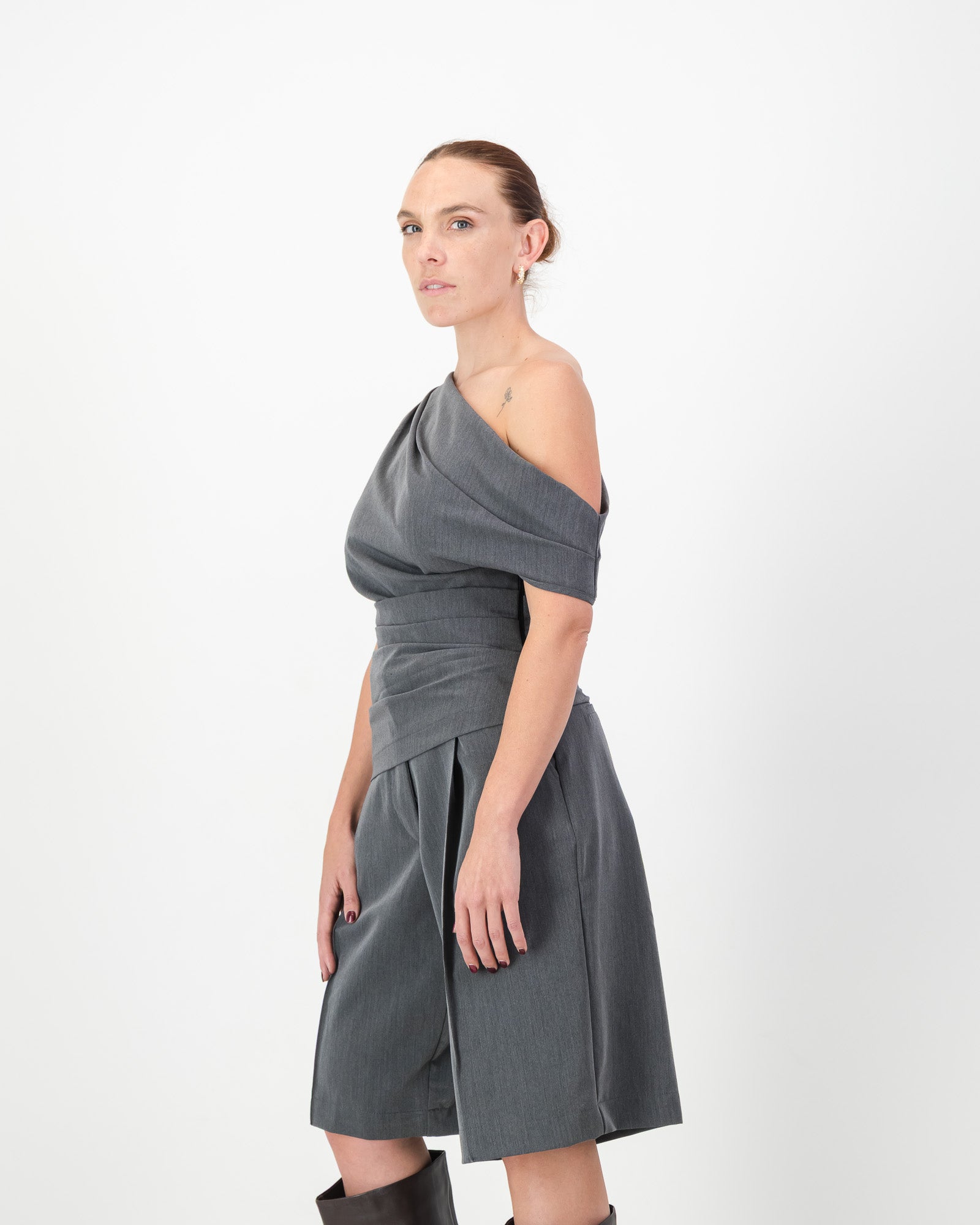 Reva Top - Grey Marle