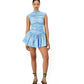 Rush Tush Mini Dress - Baby Blue