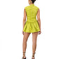 Rush Tush Mini Dress - Chartreuse