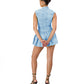 Rush Tush Mini Dress - Baby Blue
