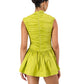 Rush Tush Mini Dress - Chartreuse