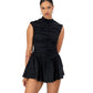 Rush Tush Mini Dress - Black