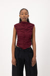 Rush Tush Top - Burgundy