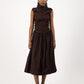 Rush Tush Midi Dress - Chocolate