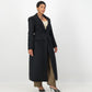 Sculpture Coat - Black