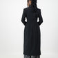 Sculpture Coat - Black