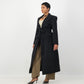 Sculpture Coat - Black