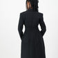 Sculpture Coat - Black