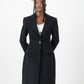 Sculpture Coat - Black
