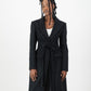 Sculpture Coat - Black