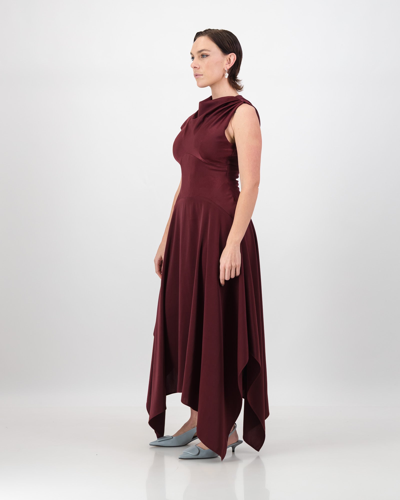 Thelma Dress - Burgundy